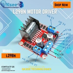 l298n motor driver, qkzee technologies