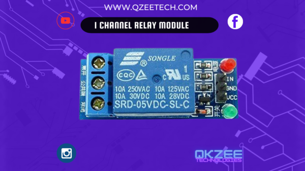 1 channel relay module products qkzee technologies