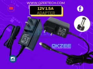 12v 1.5a power supply adapter