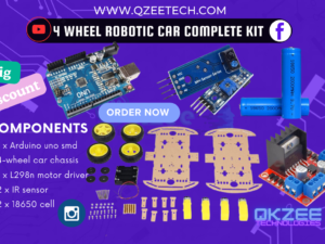 line following car kit complete Products qkzee technologies