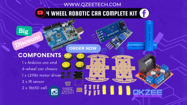 line following car kit complete Products qkzee technologies