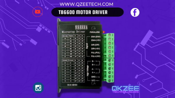 TB6600 Stepper Motor Driver Controller - 4A, 9-42V TTL, 16 Micro-Step for 1 Axis CNC