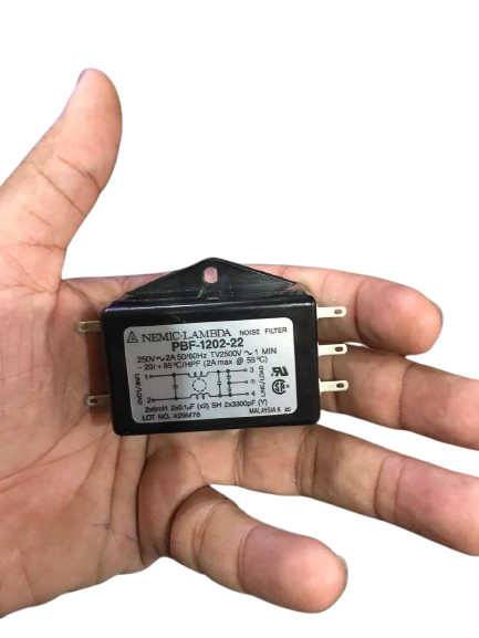 Nemic-Lambda PBF-1201-22 Noise Filter, 250V 2 Amp 50/60 HZ TV 2500V~1 Min - Brand new best price in Lahore, Pakistan