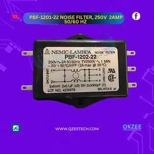 Nemic-Lambda PBF-1202-22 Noise Filter, 250V 2 Amp 50/60 HZ TV 2500V~1 Min - Brand new best price in Lahore, Pakistan