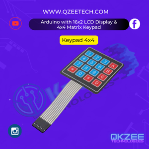 4x4 Keypad matrix for arduino 