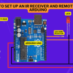 IR Receiver KY-022 Module connected to Arduino for DIY automation project - ideal for student and final year projects by QKZee Tech Lahore