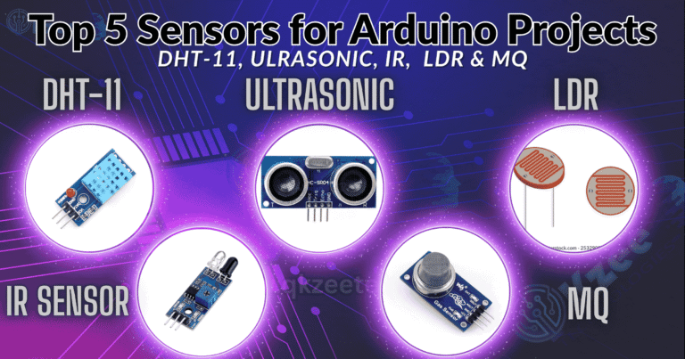 Arduino sensors for IoT and automation projects