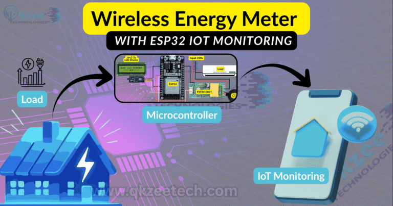 Iot Monitoring Wireless Energy Meter with esp32
