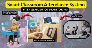 ESP8266 Smart Classroom Attendance System Circuit Diagram