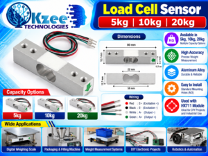 Load cell sensor 5kg 10kg 20kg for Arduino