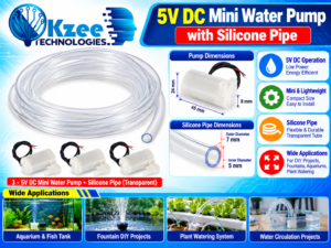 Silicone pipe for 5V DC mini water pump