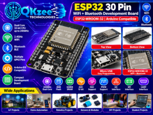 ESP32 30 Pin WiFi Bluetooth Development Board