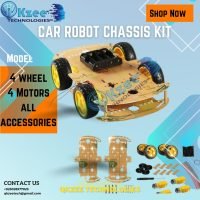 Local 4WD Smart Robot Car Chassis Kit for Arduino in Lahore Pakistan